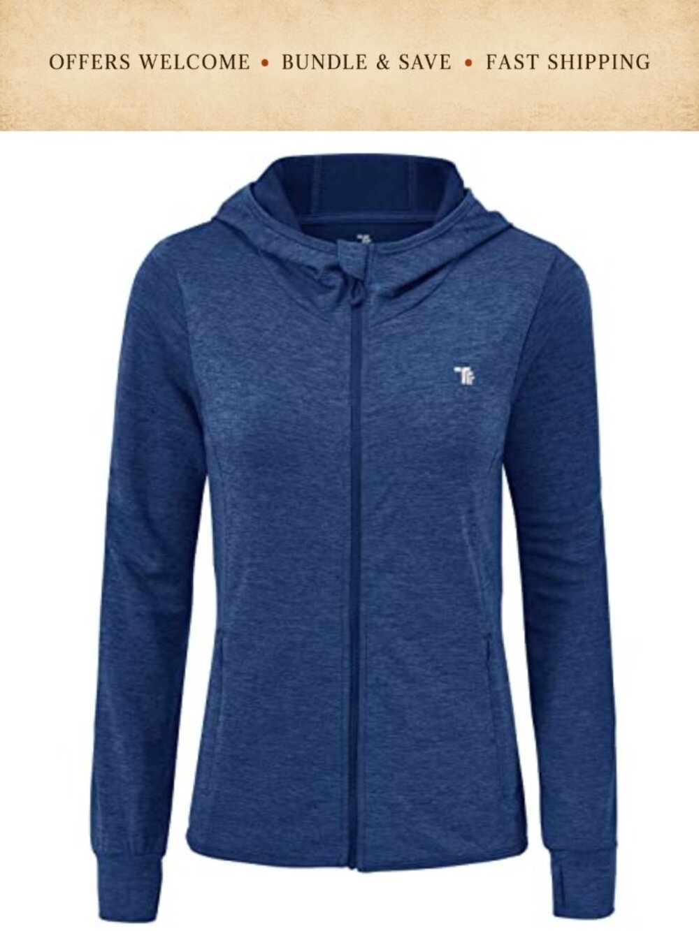 UPF 50+ Sun Protection Hoodie Lightweight Quick Dry Running Jacket